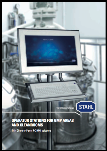 Operator stations for GMP areas and cleanrooms